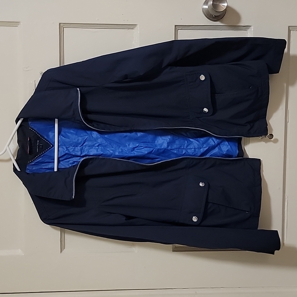 Tommy Hilfiger Light Zip Navy Blue Jacket - Picture 8 of 8
